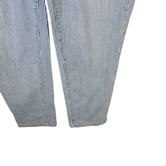 A.N.A Blue And White Striped Women's Skinny Ankle Jeans - Picture 5 of 13